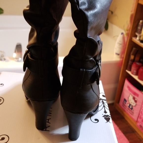 Rampage tall black boots. - Picture 2 of 6
